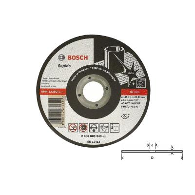 Disque &agrave; tron&ccedil;onner bosch expert for inox 115 x 1 mm 2608600545
