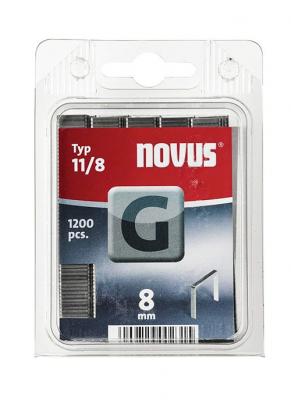 Agrafes &agrave; fil plat - type 11 1200 pc(s) Novus G11/8