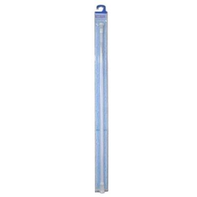 Barre de douche sans robinet - 110 a 180 cm - Blanc Frandis
