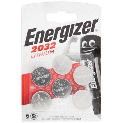Piles bouton Energizer Lithium 2032, pack de&nbsp;6
