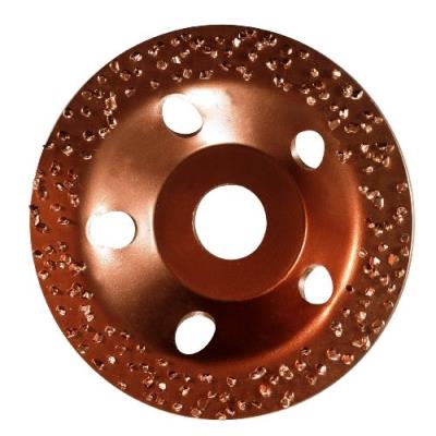 Meule assiette au carbure 115 x 22,23 mm moyen, surface bomb&eacute;e 1pc