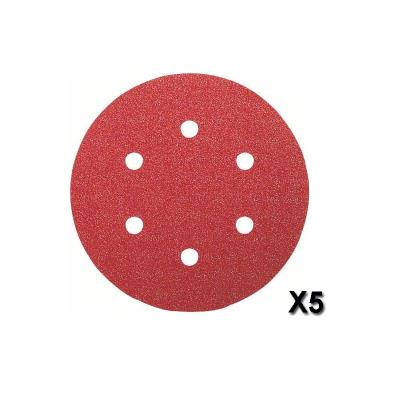 Bosch Accessories 2608605085 Disque abrasif 5 pi&egrave;ces 150 mm Grain 40