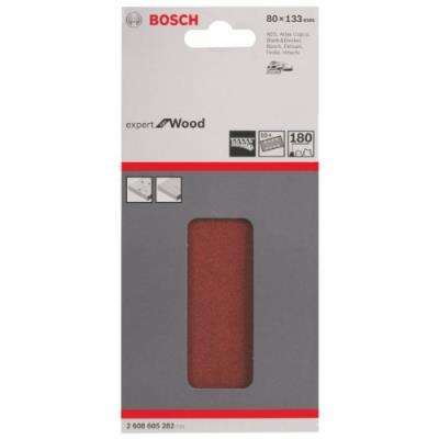Bosch 50 Feuille Abrasive C430, Dimensions 80 133 Mm, 180 Grain