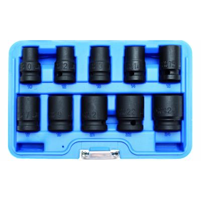 Bgs Technic - coffret de 10 douilles a choc impact basses carre 1/2