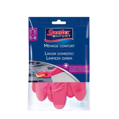 SPONTEX EXPERT Gants M&eacute;nage Confort - Taille S-6