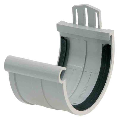 Jonction de goutti&egrave;re pvc gris toiture inf. &agrave; 71m2 - gris - Girpi
