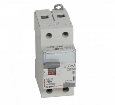 Interrupteur diff&eacute;rentiel - 25A - 30mA - Type F - 230V - Vis/vis - Haut/bas