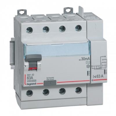 Interrupteur Diff&eacute;rentiel Dx3 63A 30Ma 4 Poles Type Hpi - Vis / Auto