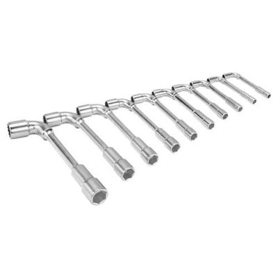 Jeu de cl&eacute;s &agrave; pipe contrecoud&eacute;es doubles, m&eacute;triques, Dynamic-Drive 12x6pans-11pc