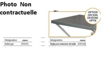 Leman - R&egrave;gle pour extension de table pour LOSST315