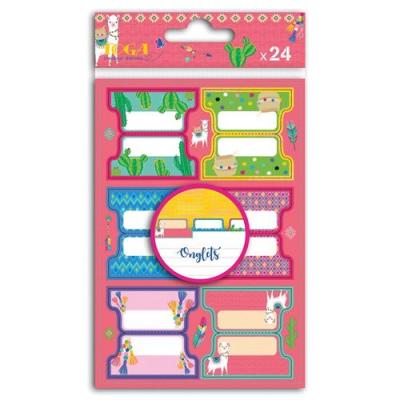 Lot De 24 Stickers Onglets Oh Lama - Draeger Paris