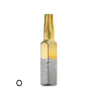 Lot De 3 Embouts De Vissage Max Grip Torx T27 Queue 6 Pans M&acirc;le 1/4' Longueur 25Mm Bosch 2607001695