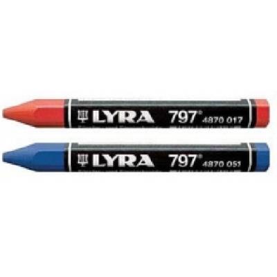Lyra - Bo&icirc;te de 12 craies rouges