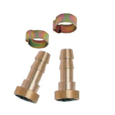 Mecafer 156021 Ba&iuml;onnette cannel&eacute;e tuyau 8 x 13 2 pi&egrave;ces + Colliers