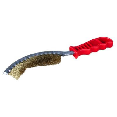 Outifrance - Brosse M&eacute;tallique Concave Acier Laitonn&eacute; 265 Mm 8200279