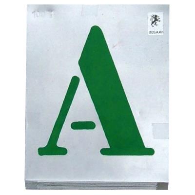 Outifrance - Jeu de lettres vignettes &agrave; jour 80 mm