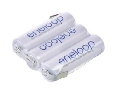 Pack de piles rechargeables 3x LR6 (AA) NiMH 129673 3.6 V 1900 mAh