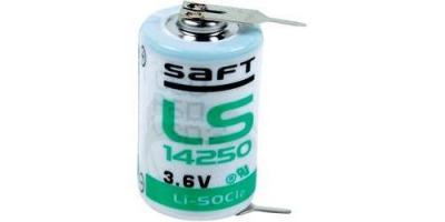 Pile sp&eacute;ciale 1/2 R6 lithium LS142502PF picots &agrave; souder en U 3.6 V 1200 mAh 1 pc(s)