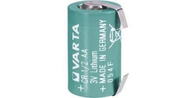 Pile sp&eacute;ciale CR 1/2 R6 (AA) LF lithium 6127 cosses &agrave; souder en U 3 V 970 mAh 1 pc(s)