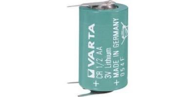 Pile sp&eacute;ciale CR 1/2 R6 (AA) SLF lithium 6127 picots &agrave; souder en U 3 V 970 mAh 1 pc(s)