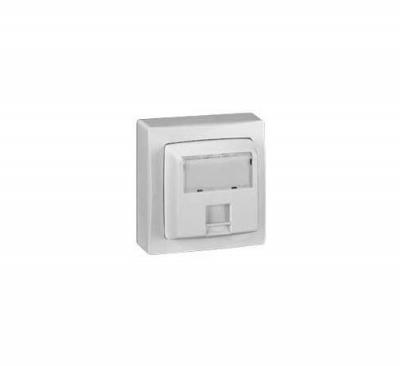 Prise RJ45 ASL cat&eacute;gorie6 FTP saillie blanc - 086047