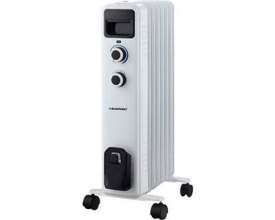 HOR301 Radiateur &agrave; bain dhuile 14 m&sup2; 1500 W blanc, noir