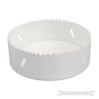 Silverline 298536 Kit scies cloches bi-m&eacute;tal 127 mm