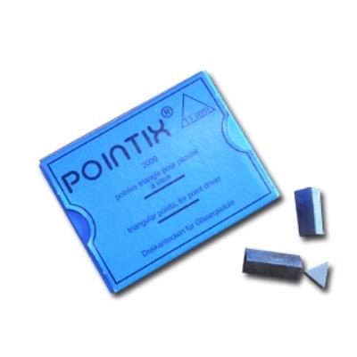 Techman - 2000 pointes triangles pour pistolet &agrave; vitrer
