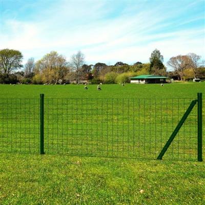 Vidaxl - Cl&ocirc;ture euro Acier 25 x 1,2 m Vert Vert