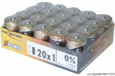 ANSMANN Piles alcalines industrielles 5015691 LR14 / C colisage de 20