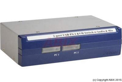 Kvm 2 ports combo USB/PS2 (console et uc) + audio