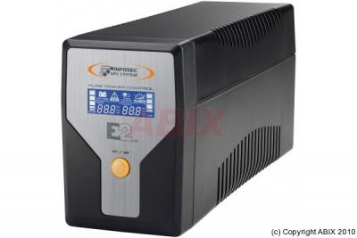 Onduleur infosec800va 500watt e2 lcd on line