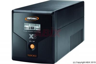 INFOSEC X3 EX LCD USB 1200 - onduleur - 1200 VA
