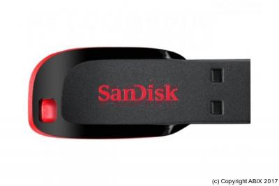 SANDISK Cl&eacute; USB 2.0 Cruzer Blade - 64Go