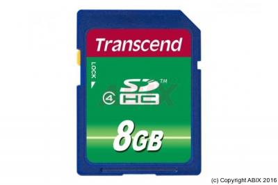 Transcend - Carte m&eacute;moire flash - 8 Go - Class 4 - SDHC