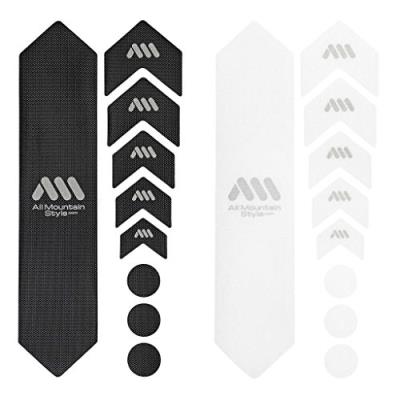 Kit protection de cadre all mountain style honey comb 9 pcs noir