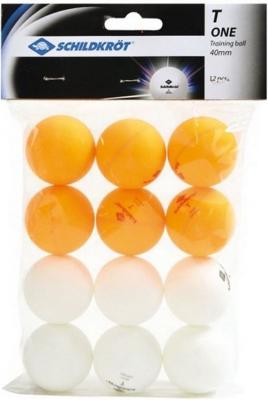 Balles de tennis de table Donic Schildkr&ouml;t Jade Poly 40+ Blanc et Orange