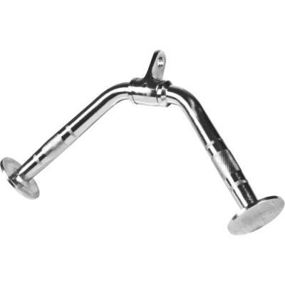 Barre triceps en forme de v avec poignees antiderapantes y 45