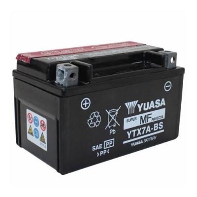Batterie moto Yuasa YTX7A-BS &eacute;tanche 12V / 6Ah