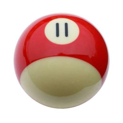 Aramith - Boule de billard 57,2 mm, n&deg; 11 - Rood