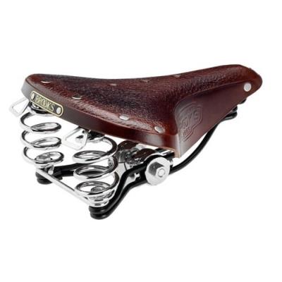 Selle courte Brooks England B66 - Standard Antique Brown- Black
