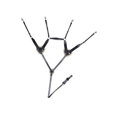 Collier de chasse cinq points Noir Cheval 