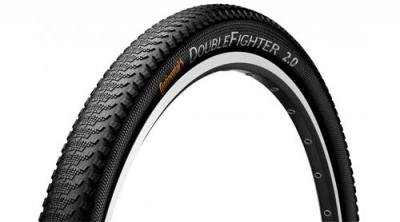 Continental Double Fighter Iii 27.5&acute;&acute; Gravel Tyre Noir 27.5&acute;&acute; / 2.00