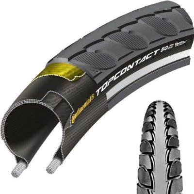 Continental Contact Ii Reflex 700 Foldable Tyre Noir 700C / 47-45
