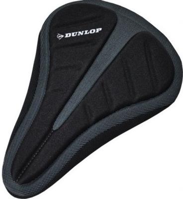 Dunlop Housse De Selle Gel V&eacute;lo - Confort & Protection 28 X 20 Cm Noir