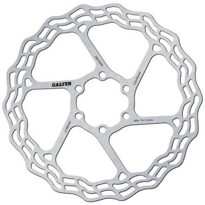 Disque de frein v&eacute;lo Galfer Wave Fixe &Oslash;140mm (fixation 6 trous)