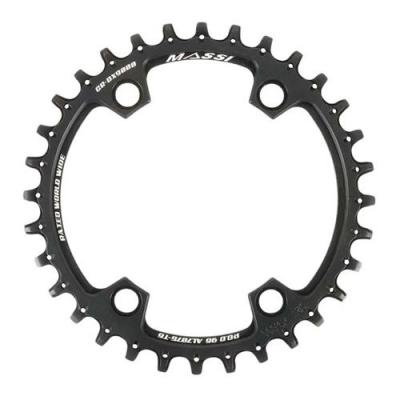 Massi 30T Narrow-Wide Comp Shimano Assiettes, Noir, Taille Unique