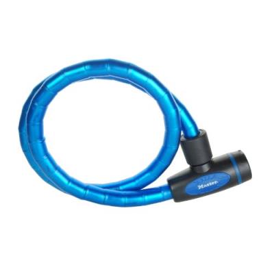 Antivol c&acirc;ble articul&eacute; Masterlock avec 4 cl&eacute;s 18mm x 1m noir