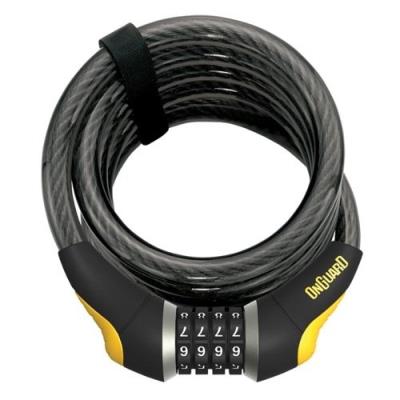 ONGUARD Antivol de v&eacute;lo cable Doberman Combo - 185 cm X 15 mm