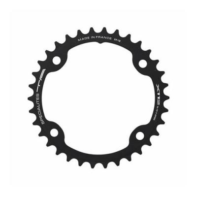 Plateau v&eacute;lo de route Ta 2x11v (46 &agrave; 53 dents) ext&eacute;rieur noir Diam